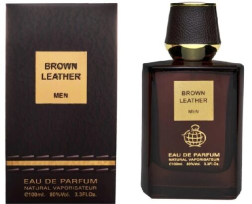 brown leather men eau de parfum 100ml BY Fragrance World