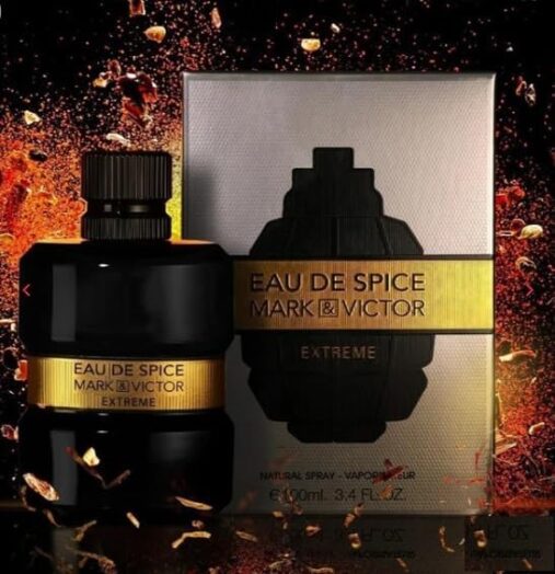 EAU DE SPICE MARK & Victor Extreme Pour Homme For Men 100Ml BY FRGRANCE WORLD