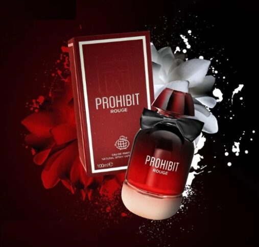 prohibit Rouge eau de perfume for women 100ml by fragrance world