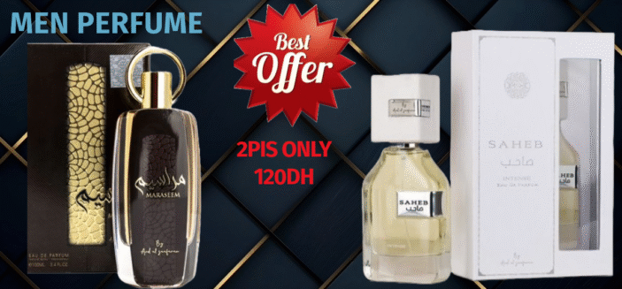 MERASEEM EAU DE PERFUME 100ML AND SAHEB INTENSE EAU DE PERFUME 100ML ONLY 120DH