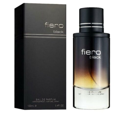 Fiero Black Eau De Parfum edp 100ml for men by fragrance world