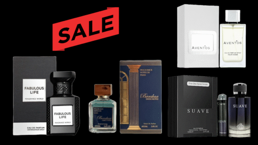 fabulous flife and Barakaa Satin notes and Aventos abd Suave all 100ml parfume