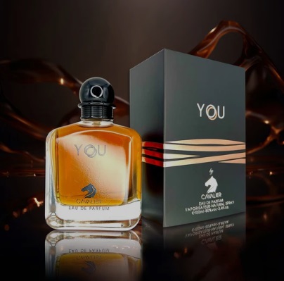 you for menparfum 100ml by cavalier smell same armani stronger with you