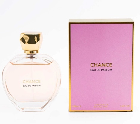 chance eau de parfuem for women 100ml  by fragrance world /same smell chenel chance
