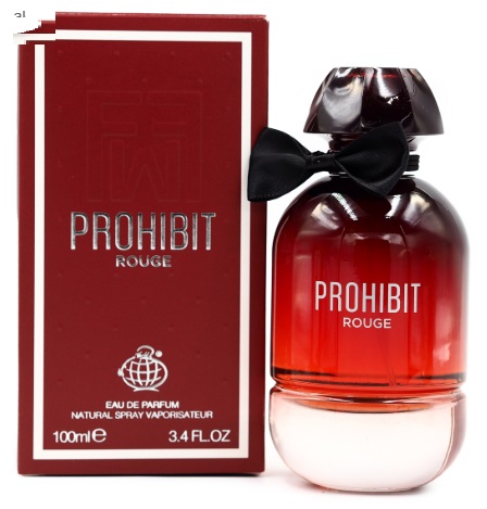 prohibit rouge edp 100ml By FRAGRANCEWORLD