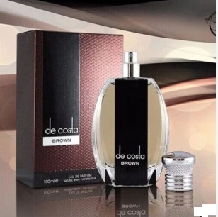 De costa Brown Eau de Parfum 100ml Brand: FRAGRANCEWORLD