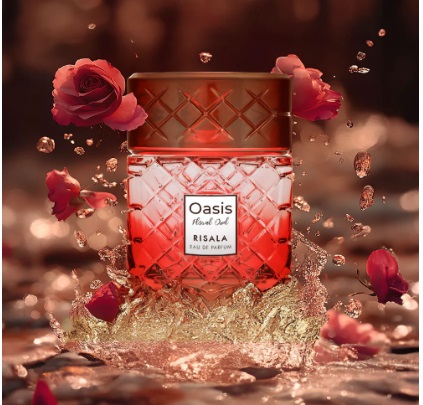 Oasis Floral Oud  eau de  Perfume 100ml  For Men and Women 100Ml By Risala