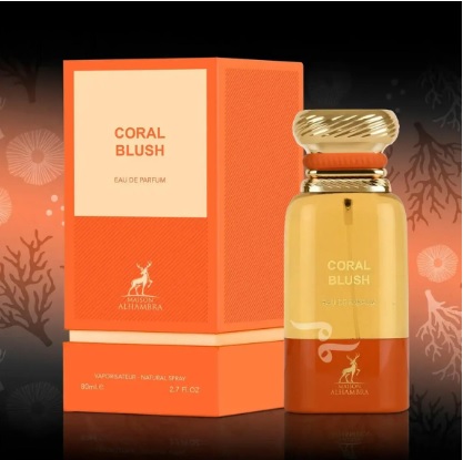 coral blush eau de parfum 80ml by Maison alhambra