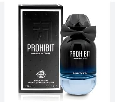 Prohibit intense eau de perfume  100ml for women by fragrance world
