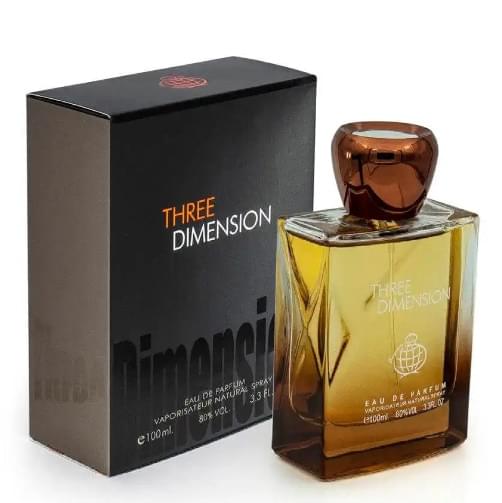 Three Dimension - Eau de Parfum 100ml for men By Fragrance World same smell Hermes Terre D'Hermes Parfum